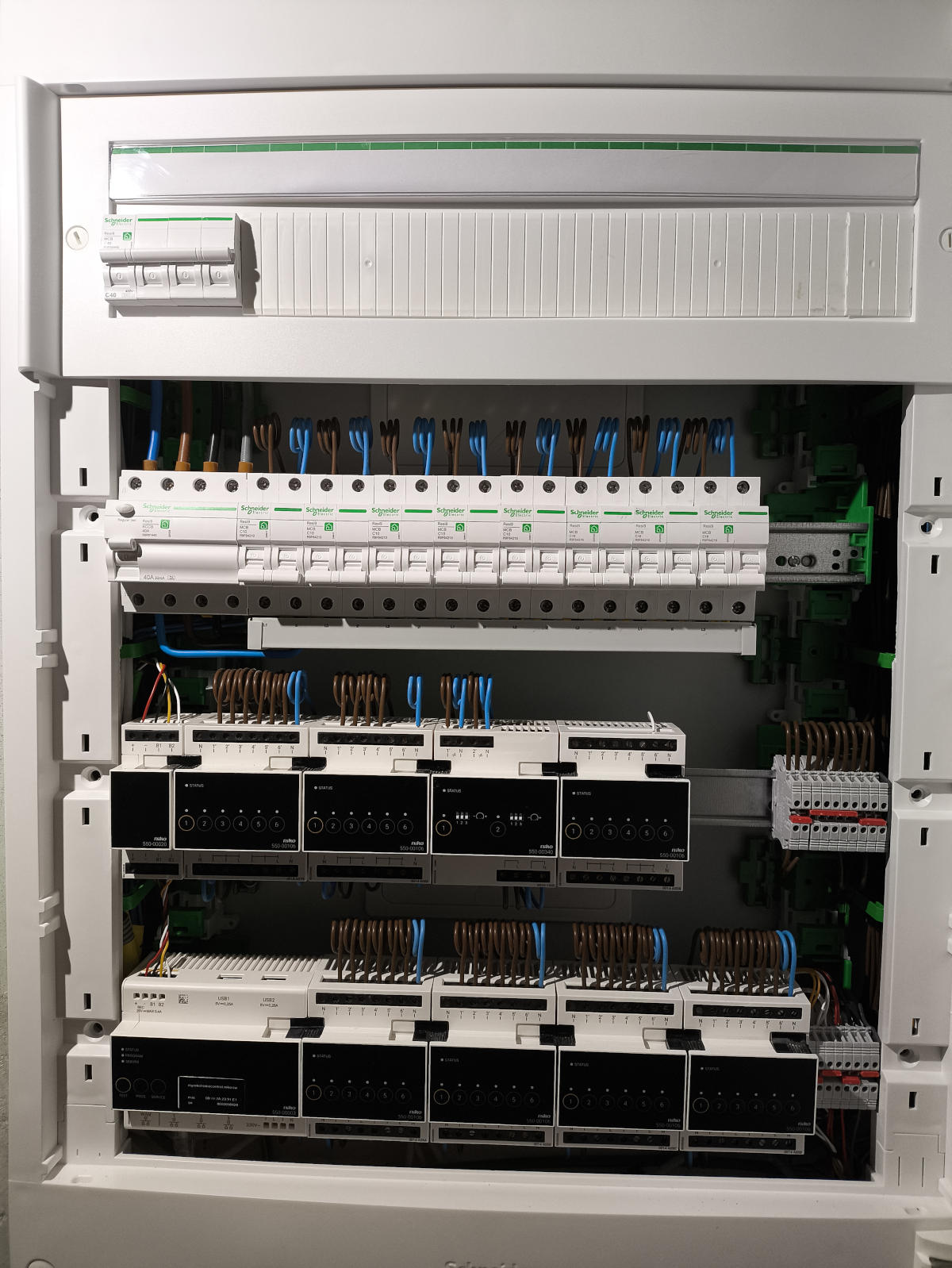 Nouvelle installation Niko Home Control II