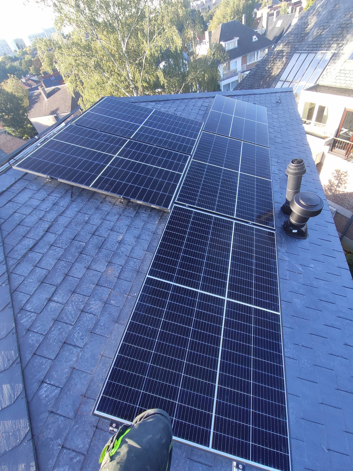 Pose sur ardoises naturelles