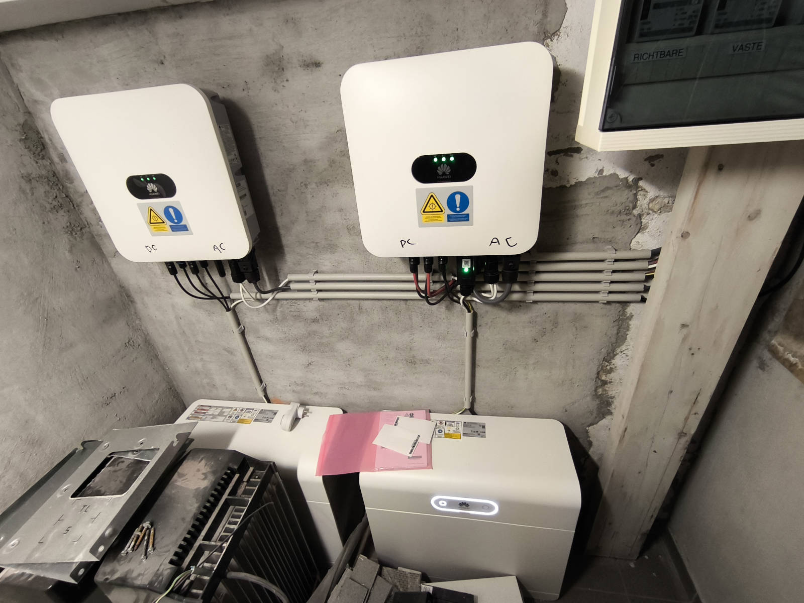 Remplacement onduleurs et batteries 14kWh